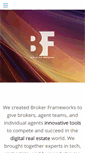 Mobile Screenshot of brokerframeworks.com